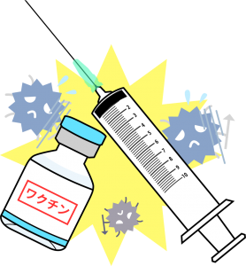 予防接種　ワクチン　注射器