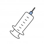 注射器　予防接種　ワクチン